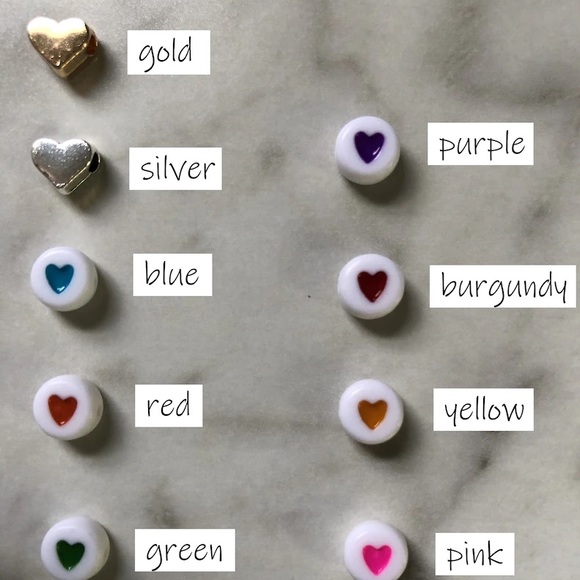 Personalized custom beaded bracelet/ heishi 6mm clay beads - Picture 14 of 16